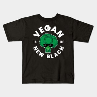 Vegan is the New Black Kids T-Shirt